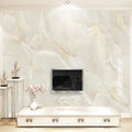 3D Wallpaper Modern Simple Beige Marble