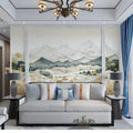 Country Style Mountains 3D Wallpaper SKU# WAL0438
