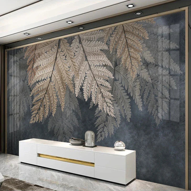 3D Modern Art Plant Leaves 