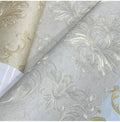 European 3d Relief Damascus Wallpaper Rolls SKU# WAL0407