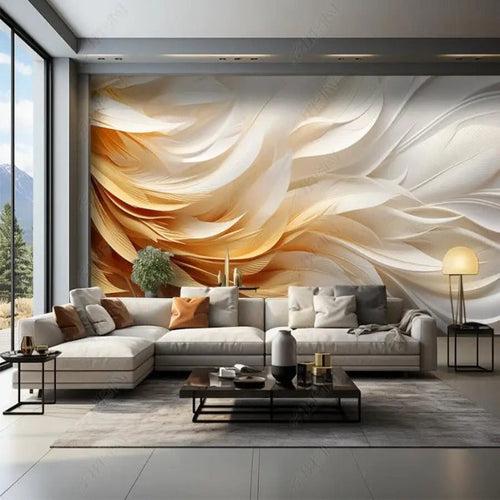 3D Wallpaper Abstract Feather Series II 