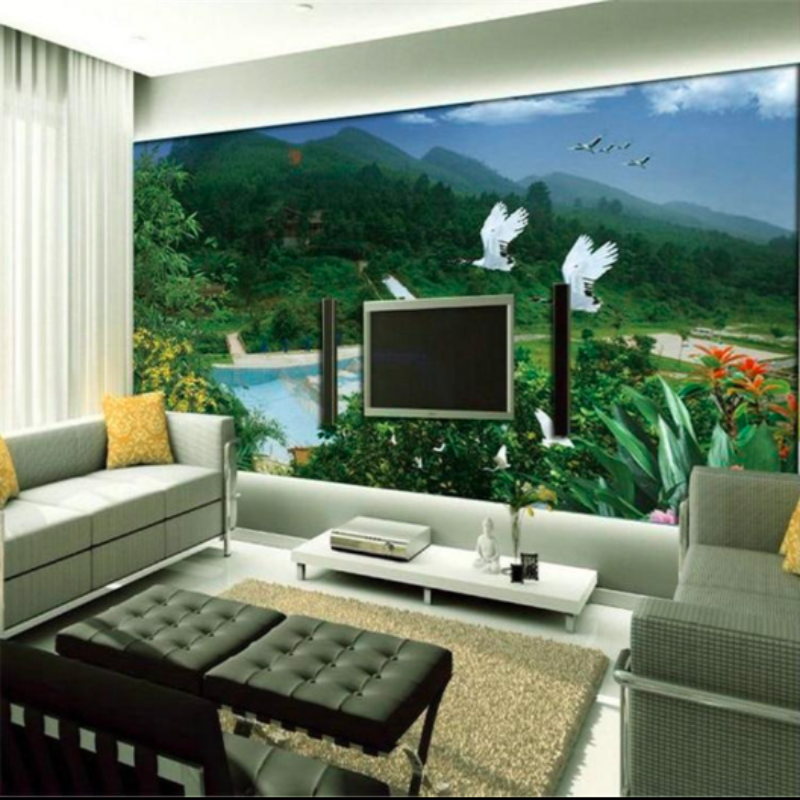3D Wallpaper Stereoscopic Seagulls SKU# WAL0122