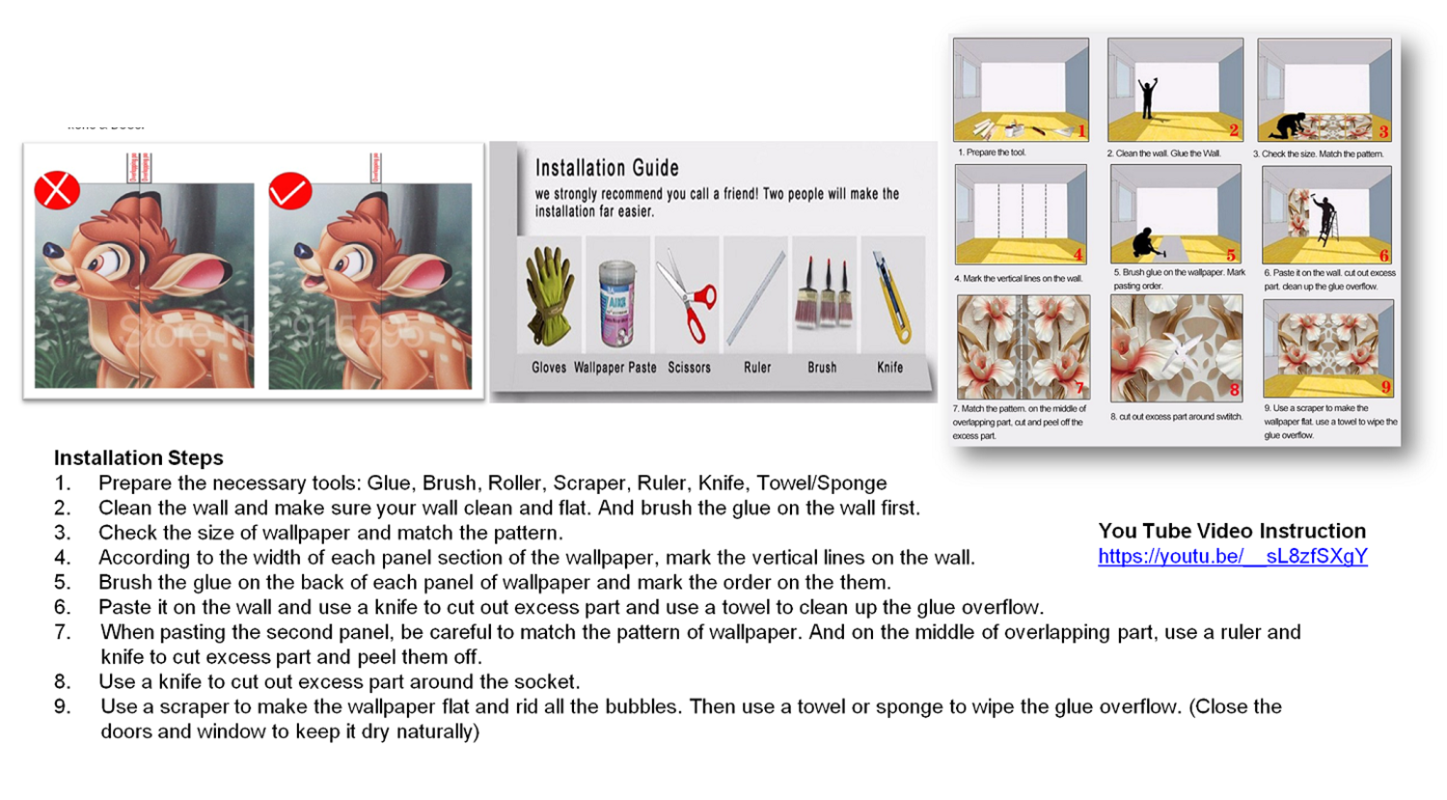 3D Wallpaper Flowing Floral Mystery SKU# WAL0606