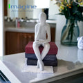 Contemplation in Silence Stonecast Sculpture Figurine