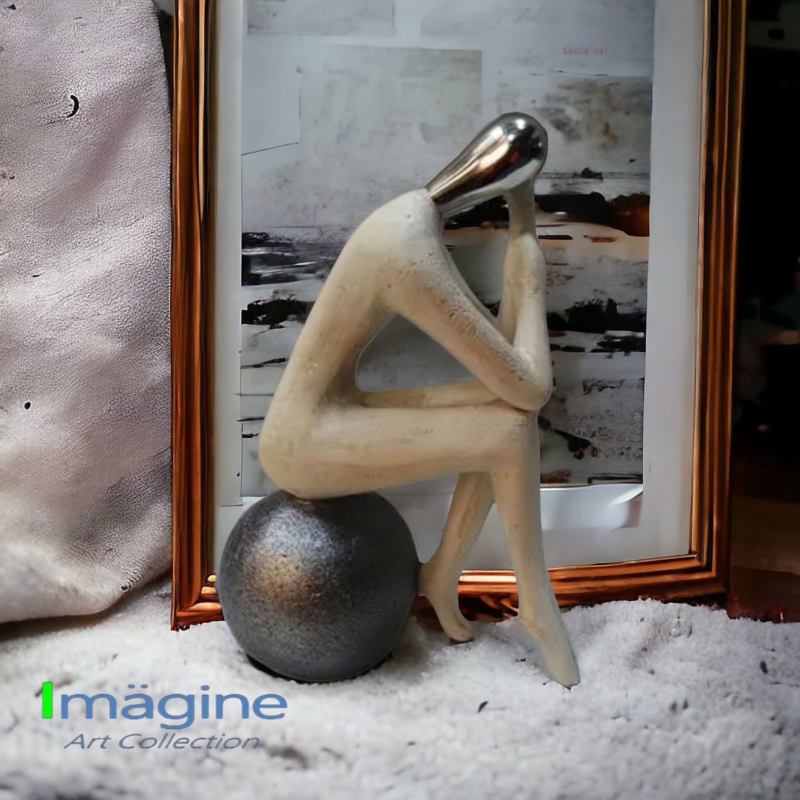 Reflections of Solitude Stonecast Sculpture Figurine SKU# IAC0031