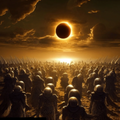 3D Wallpaper Solar Eclipse Totality Series I SKU# WAL0432