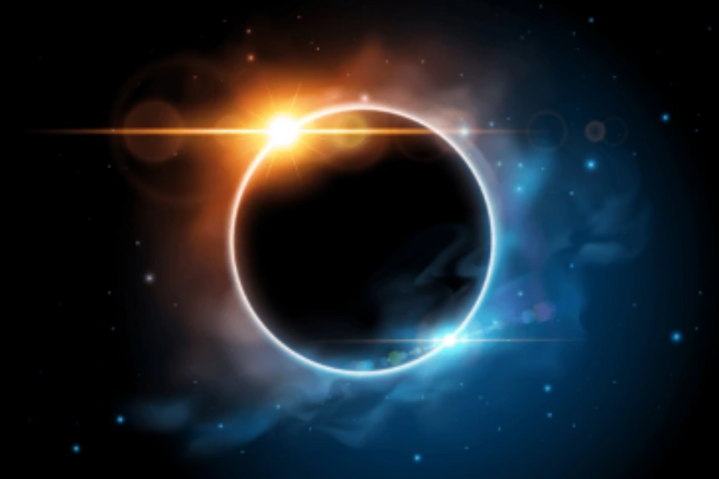 3D Wallpaper Solar Eclipse Totality Series I SKU# WAL0432
