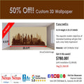 In-Stock Custom 3D Wallpaper City of Islamabad SKU# WAL0613