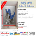 In-Stock Custom 3D Wallpaper Elizabeth of France SKU#WAL0381