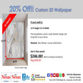 In-Stock Custom 3D Wallpaper Marble Design SKU# WAL0386