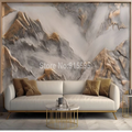 3D Wallpaper Golden Mountain SKU# WAL0228