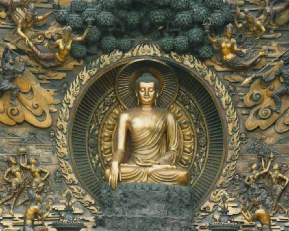 3D Wallpaper Buddha Mystic Series 