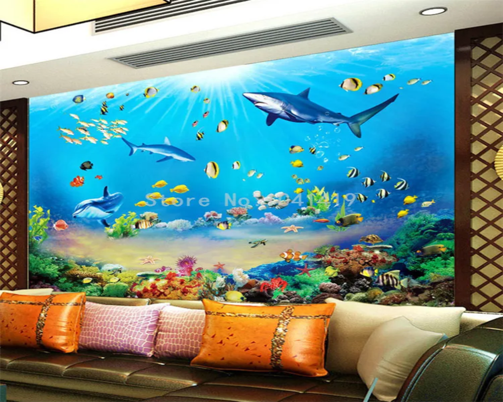 3D Wallpaper Fantasy Sea World IV