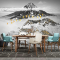 3D Wallpaper Souring Mountain Range SKU# WAL0541
