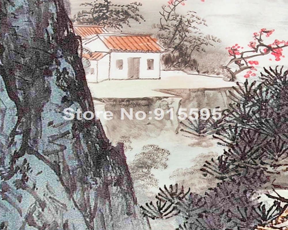 3D Wallpaper Chinese Guang Liu Village