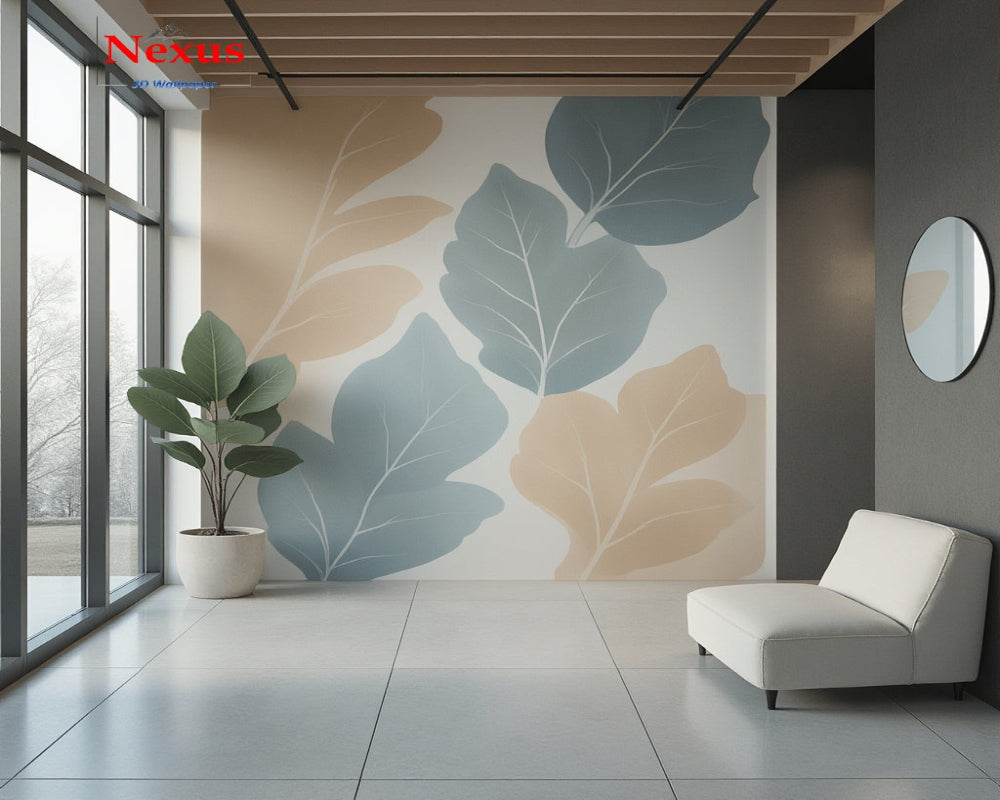 3D Wallpaper Falling Leaves SKU# WAL0737