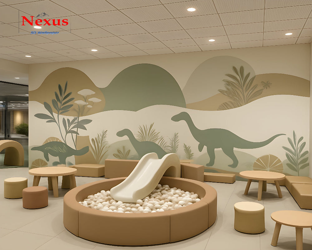 3D Wallpaper Dinosaur Fantasy SKU# WAL0738