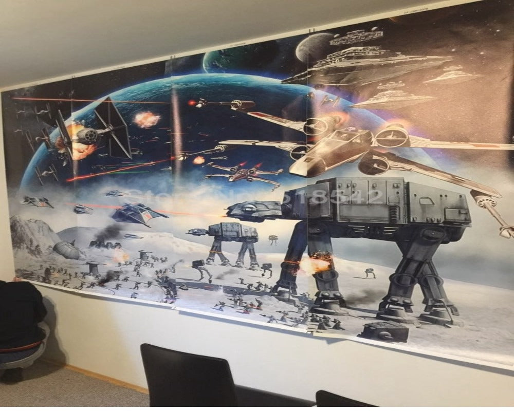 3D Wallpaper Star Wars Fight Scene