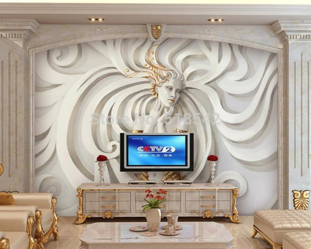 3D Wallpaper Sculpture Papel de Parade SKU# WAL0210
