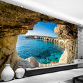 3D Wallpaper Mystery Cave Seascape SKU# WAL0235