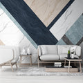 Custom Waterproof Mural Wallpaper For Walls 3D Marble Pattern Geometric Living Room TV Background Wall Painting Papel De Parede