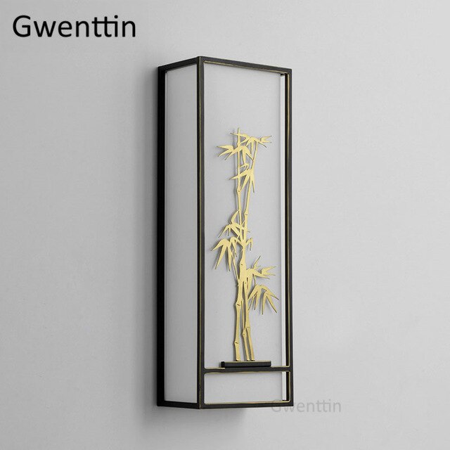 LED Chinese De Luminarie Glass Wall Lamp 90-260V SKU#LIG0112