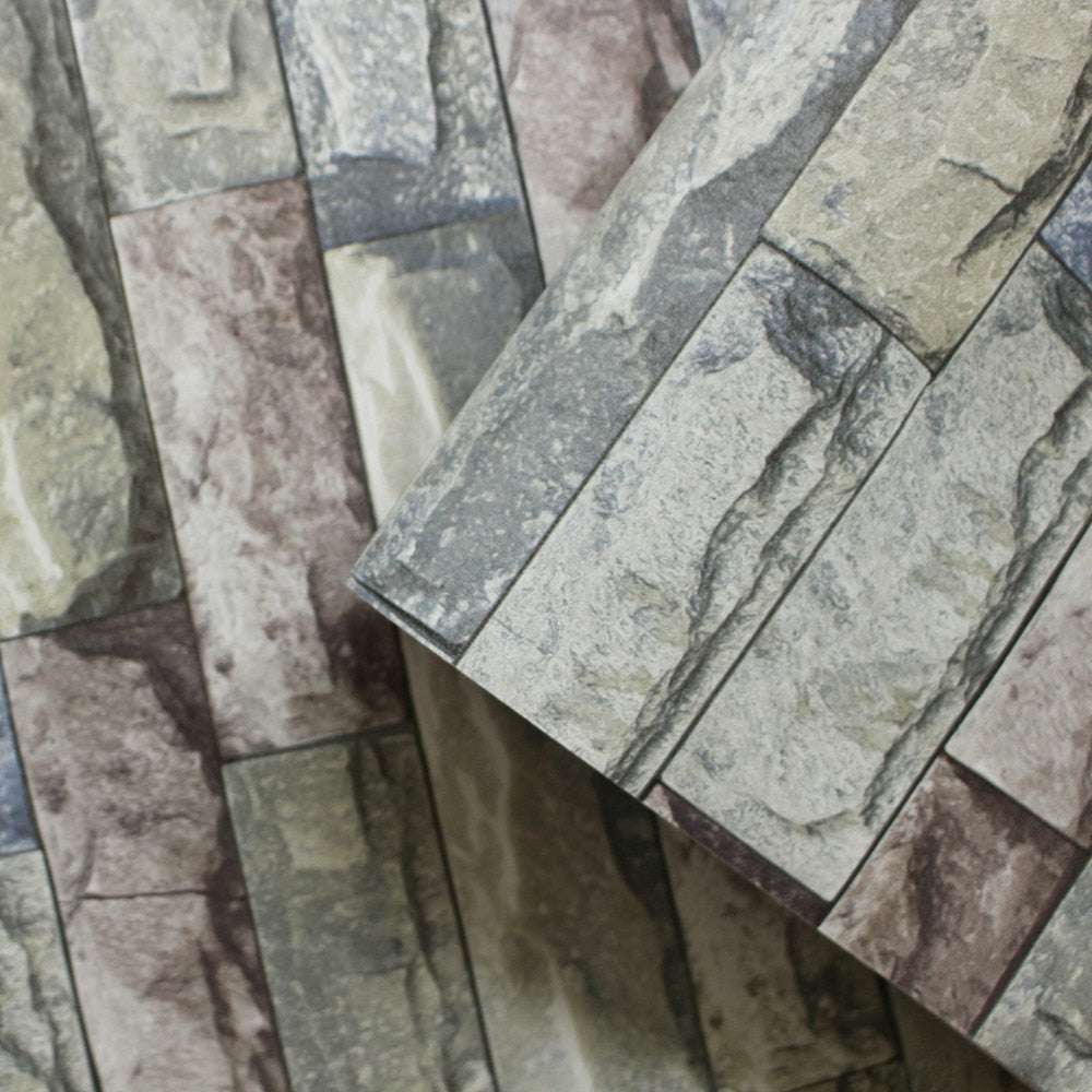 3D Wallpaper Brick Textured Roll Self-Adhesive SKU# WAL0019