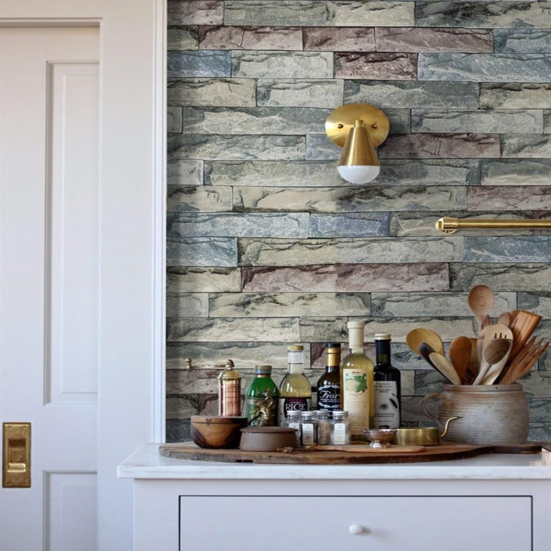 3D Wallpaper Brick Textured Roll Self-Adhesive SKU# WAL0019