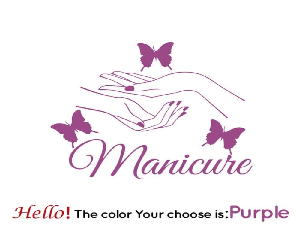 Wall Stickers Manicure Hands (multiple colours) SKU# WAL0014