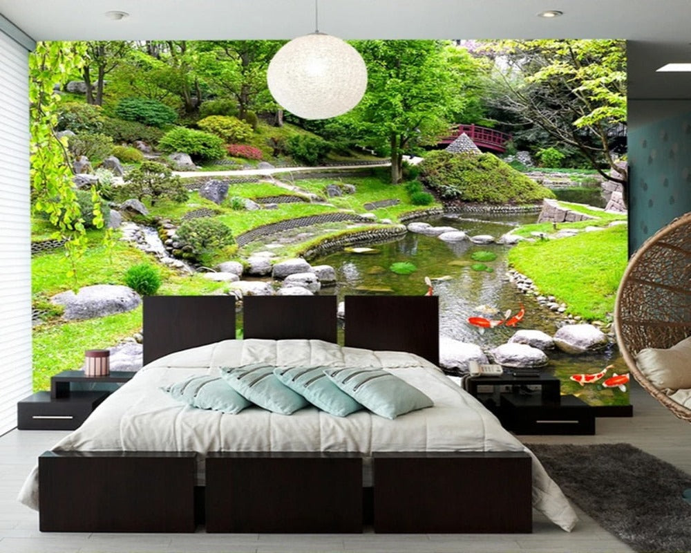 3D Wallpaper Nature Scenery River SKU# WAL0324