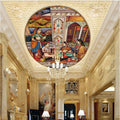 3D Ceiling Wallpaper Mughal Indian Empire