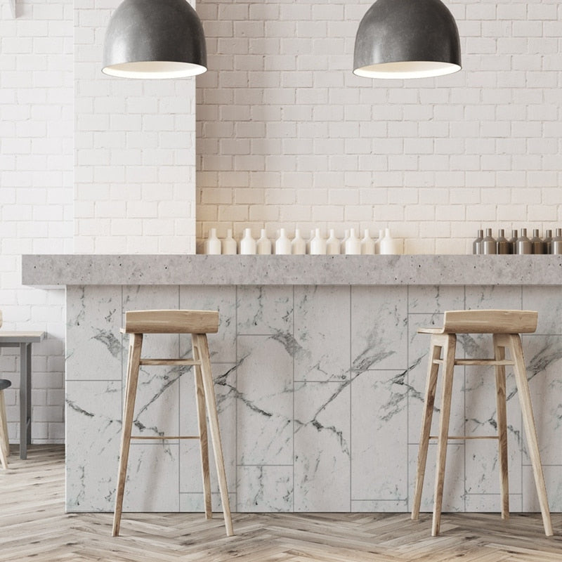 Mosaic Wall & Floor PVC Tile Marble Waterproof SKU# MOS0005