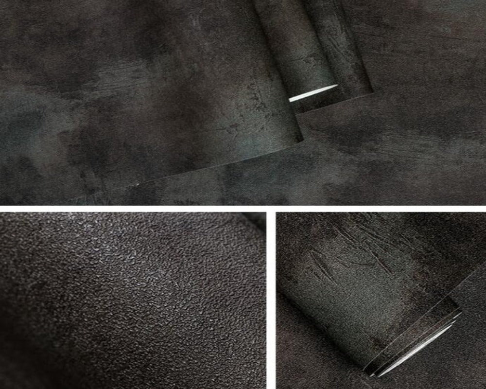 Wallpaper (Roll) Black Vinyl SKU# WAL0045