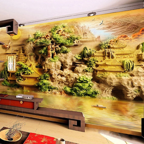 3D Wallpaper Chinese Mountain 