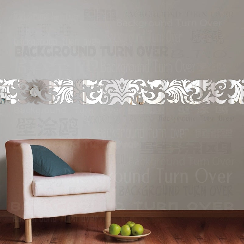 Wall Mirror Vintage Antique Self-Adhesive SKU# MOS0030