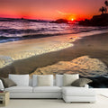 3D Wallpaper Romantic Seaside Sunset SKU# WAL0090