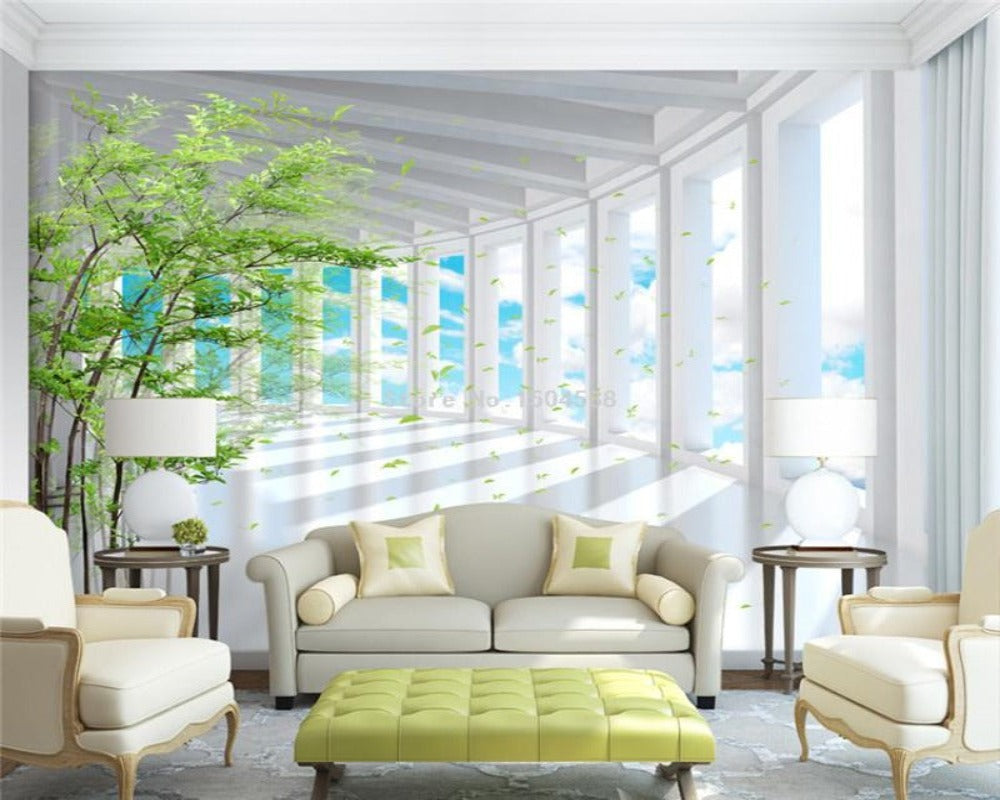 3D Wallpaper Nature Tree Space SKU# WAL0319