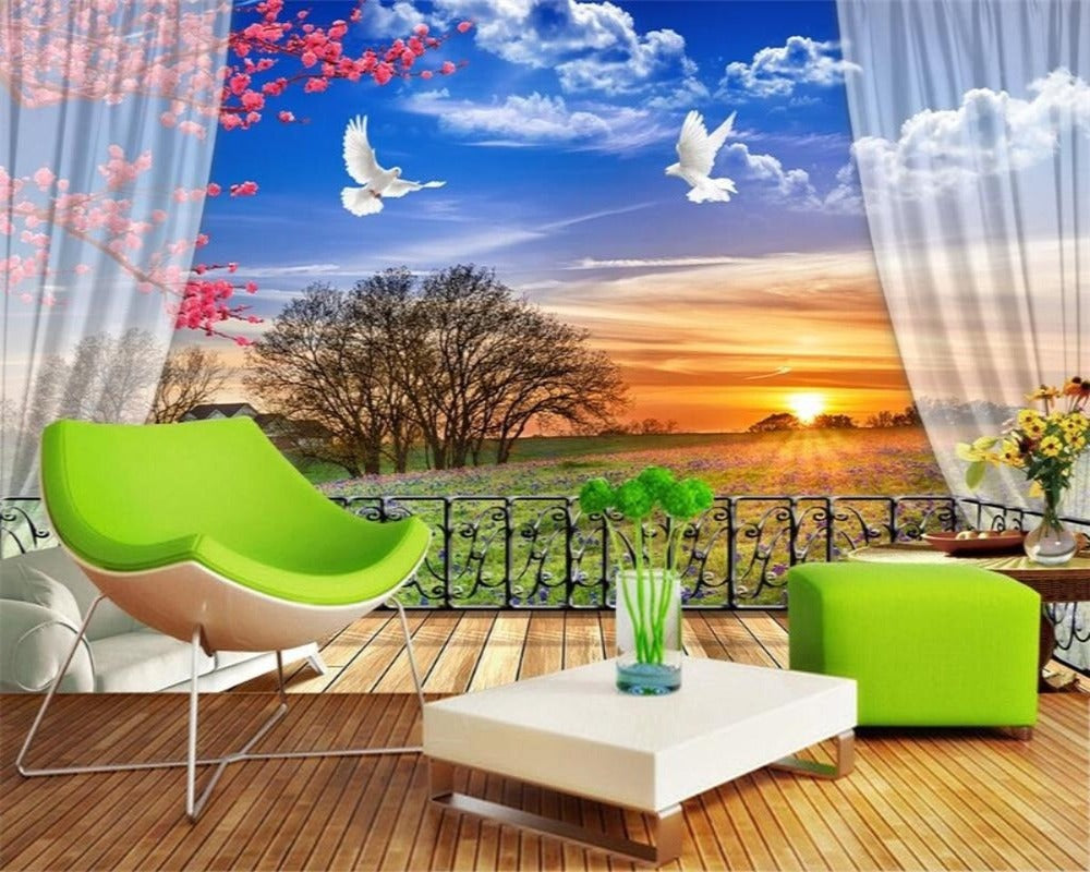 3D Wallpaper Custom Wallpaper Waterfall SKU# WAL0339