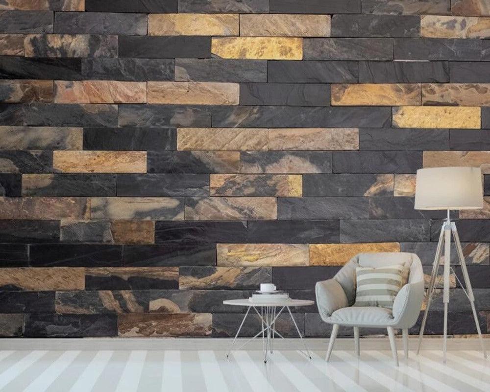 Living Room Brick Wallpaper