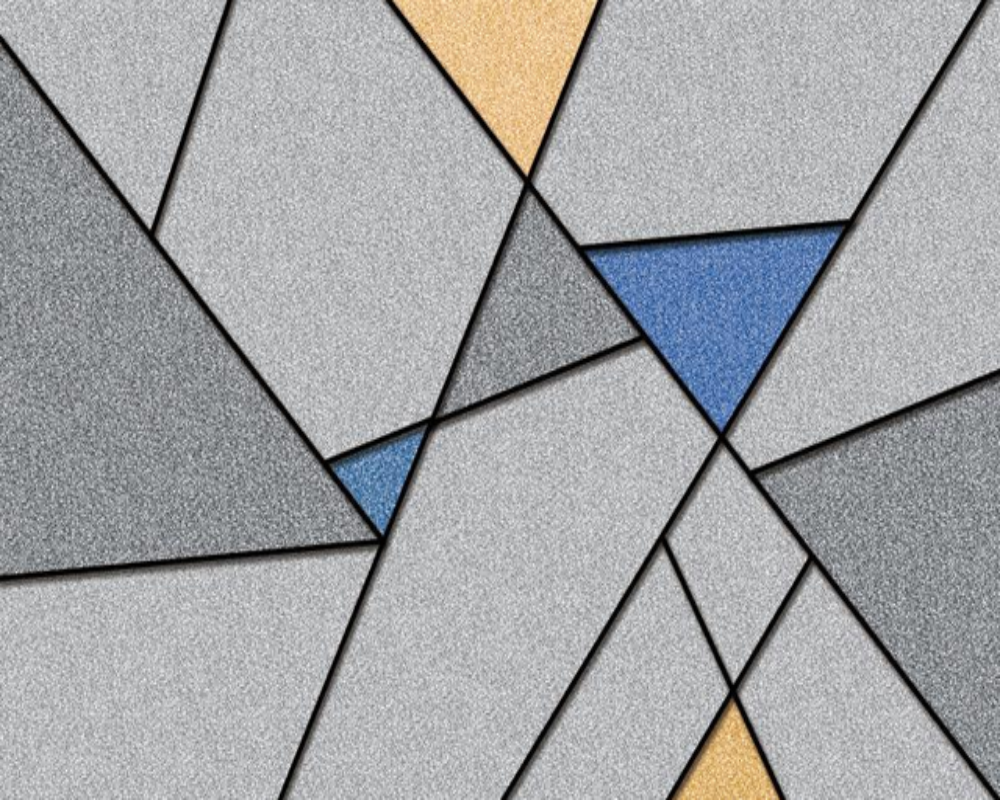 3D Wallpaper Modern Geometric Lines