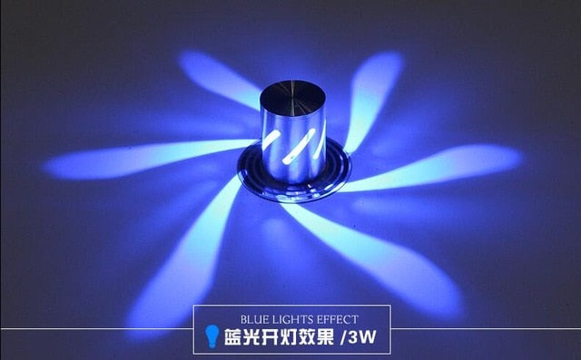 LED Ceiling Light 3W RGB Channel Wall Sconce SKU# LIG0026