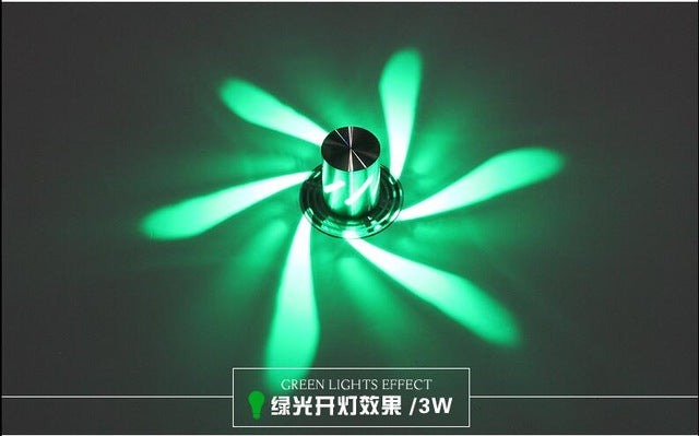 LED Ceiling Light 3W RGB Channel Wall Sconce SKU# LIG0026