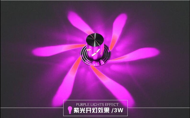 LED Ceiling Light 3W RGB Channel Wall Sconce SKU# LIG0026