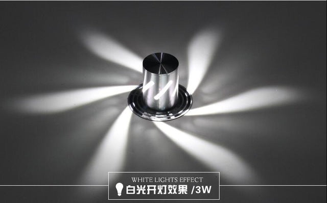 LED Ceiling Light 3W RGB Channel Wall Sconce SKU# LIG0026