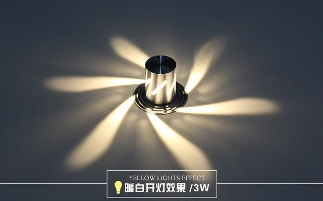 LED Ceiling Light 3W RGB Channel Wall Sconce SKU# LIG0026