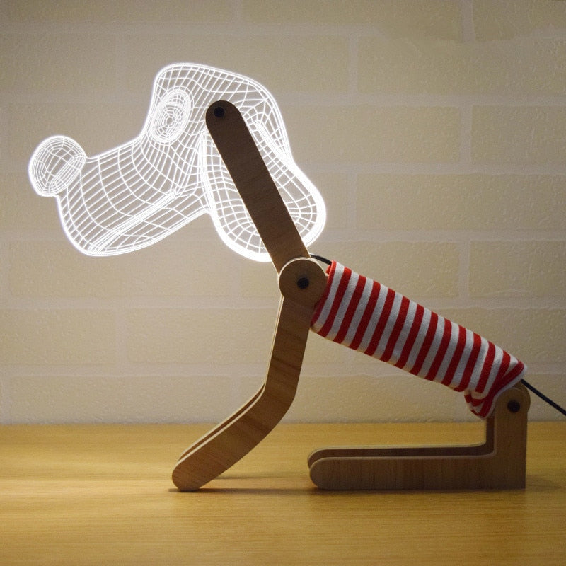 USB Portable Dimming Puppy Desk Lamp SKU# LIG0067