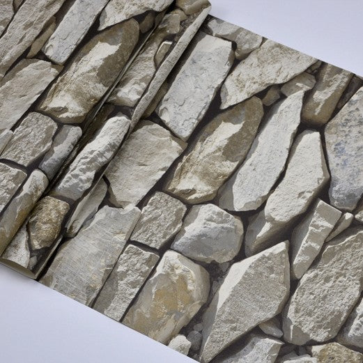 3D-HD Wallpaper Rolls Rustic Stone SKU# WAL0126