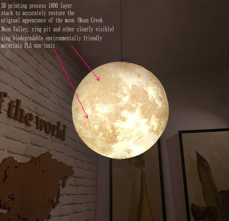 3D LED Pendant Moon Lights Restaurant/Bar SKU# LIG0004