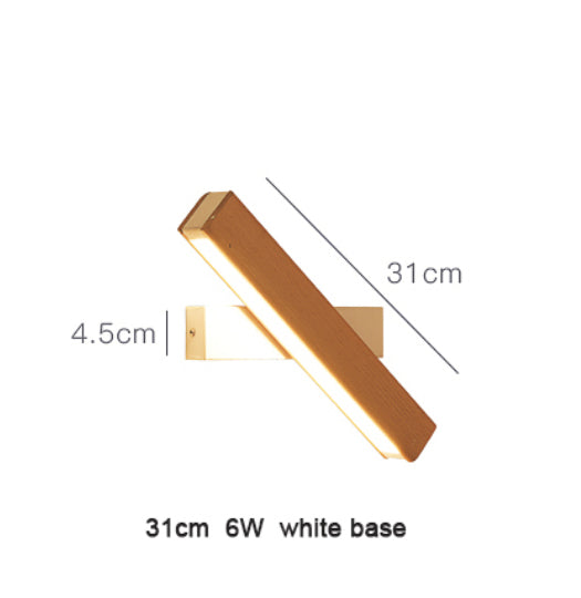 LED Swivel Maple Wood Case Wall Sconce 90V-260V SKU# LIG0076