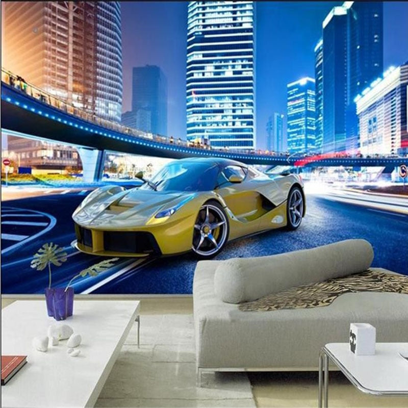 3D Wallpaper City Night Landscape